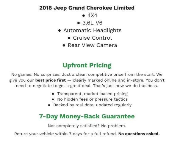 2018 Jeep Grand Cherokee Limited