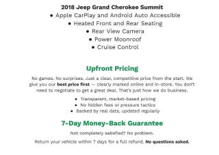 2018 Jeep Grand Cherokee Summit 4x4