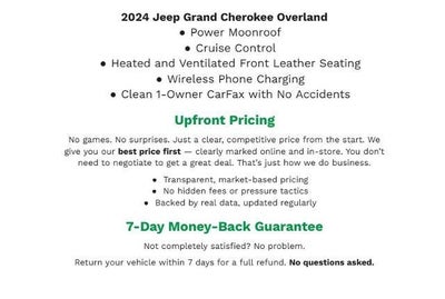 2024 Jeep Grand Cherokee Overland 4x4