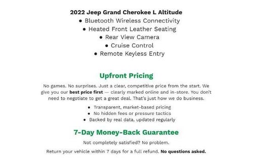 2022 Jeep Grand Cherokee L Altitude 4x4