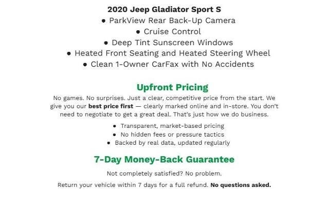 2020 Jeep Gladiator Sport 4x4