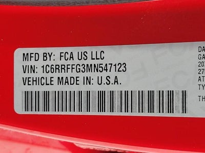 2021 RAM 1500 Big Horn 4x4 Crew Cab 5'7 Box