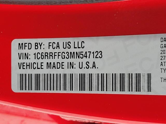 2021 RAM 1500 Big Horn 4x4 Crew Cab 5'7 Box