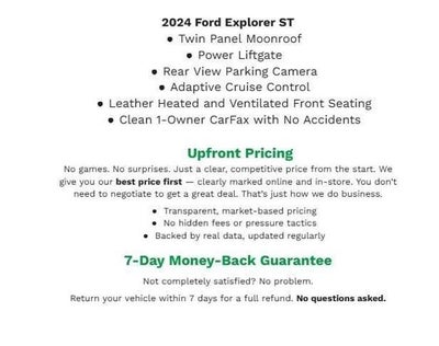 2024 Ford Explorer ST 4WD