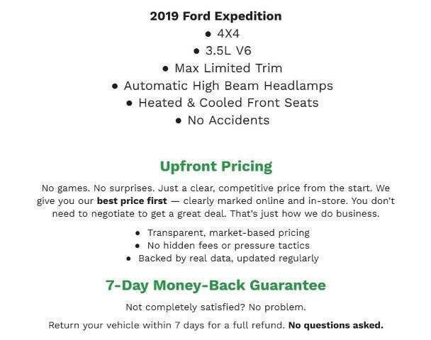 2019 Ford Expedition Max Limited 4x4