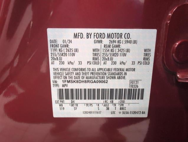 2024 Ford Explorer XLT 4WD