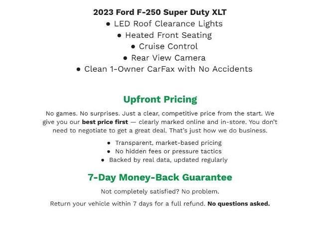 2023 Ford Super Duty F-250 SRW XLT 4WD Crew Cab 6.75' Box