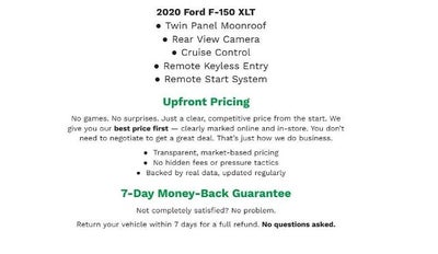 2020 Ford F-150 XLT 4WD SuperCrew 5.5' Box