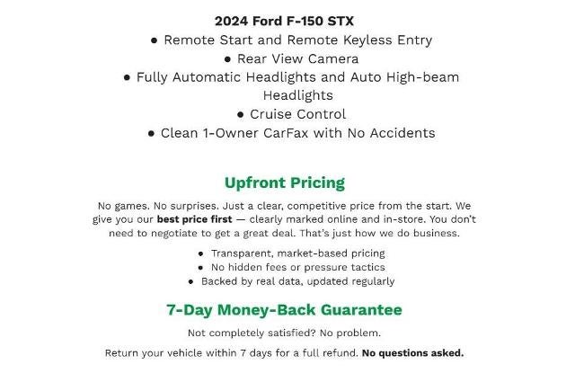2024 Ford F-150 STX 4WD SuperCrew 5.5' Box