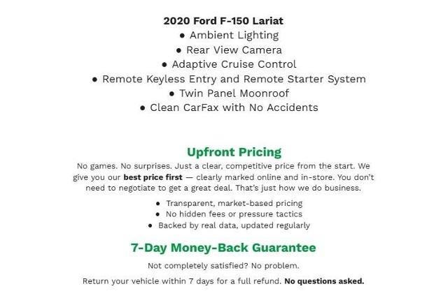 2020 Ford F-150 LARIAT