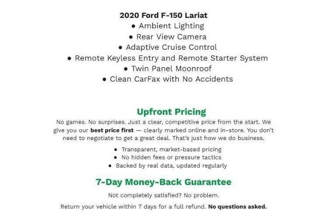 2020 Ford F-150 LARIAT