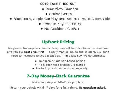 2019 Ford F-150 XLT 4WD SuperCrew 5.5' Box