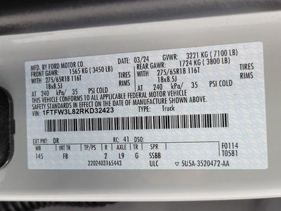 2024 Ford F-150 XLT 4WD SuperCrew 5.5' Box