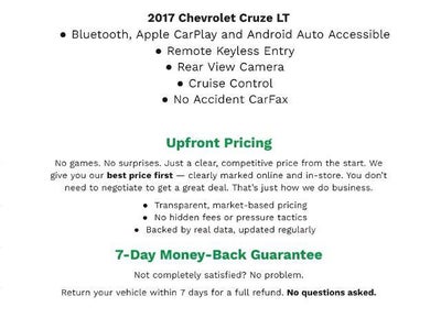 2017 Chevrolet Cruze 4dr Sdn 1.4L LT w/1SD