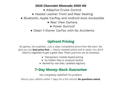 2025 Chevrolet Silverado 3500 HD 4WD Crew Cab 159 High Country