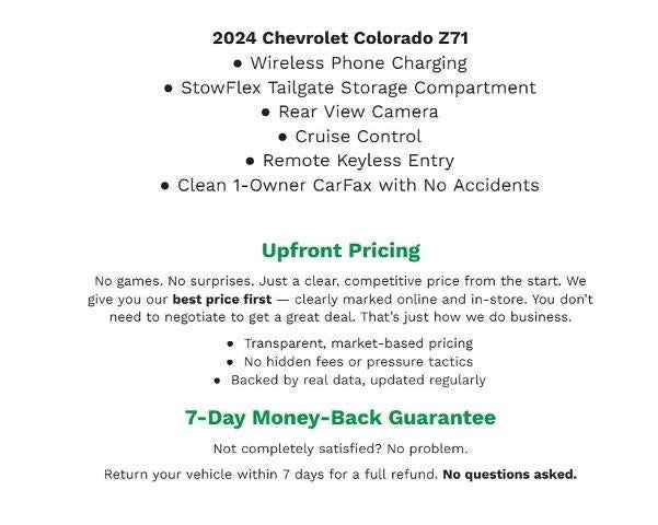 2024 Chevrolet Colorado 4WD Crew Cab Z71