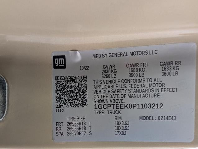 2023 Chevrolet Colorado 4WD Crew Cab Trail Boss