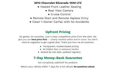 2012 Chevrolet Silverado 1500 4WD Ext Cab 143.5 LTZ