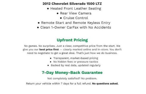 2012 Chevrolet Silverado 1500 4WD Ext Cab 143.5 LTZ