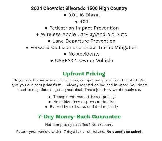 2024 Chevrolet Silverado 1500 4WD Crew Cab 147 High Country