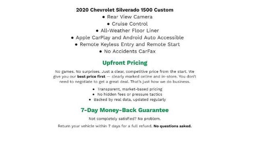 2020 Chevrolet Silverado 1500 4WD Crew Cab 147 Custom