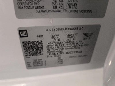 2021 Chevrolet Silverado 1500 4WD Crew Cab 147 LTZ
