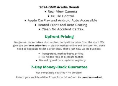 2024 GMC Acadia AWD 4dr Denali