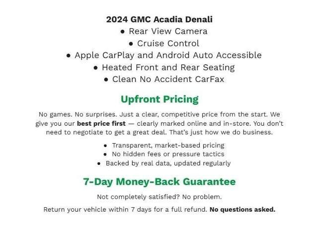 2024 GMC Acadia AWD 4dr Denali