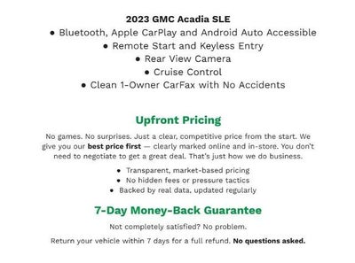 2023 GMC Acadia AWD 4dr SLE