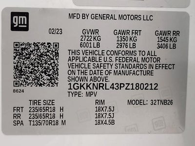 2023 GMC Acadia AWD 4dr SLE