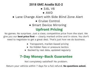 2018 GMC Acadia AWD 4dr SLE w/SLE-2