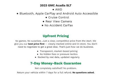 2023 GMC Acadia AWD 4dr SLT