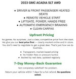 2023 GMC Acadia AWD 4dr SLT