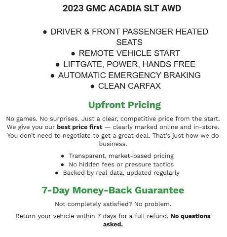 2023 GMC Acadia AWD 4dr SLT