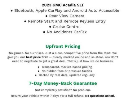 2023 GMC Acadia AWD 4dr SLT