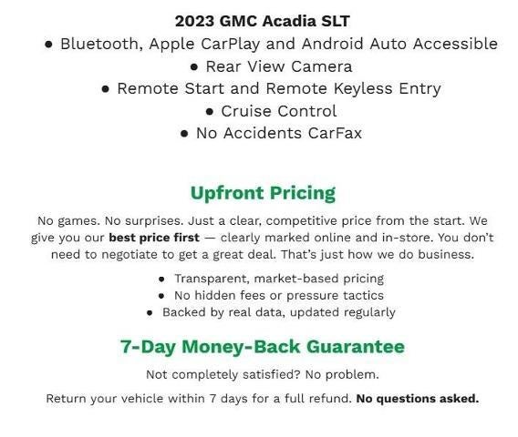 2023 GMC Acadia AWD 4dr SLT