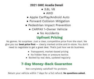 2021 GMC Acadia AWD 4dr Denali