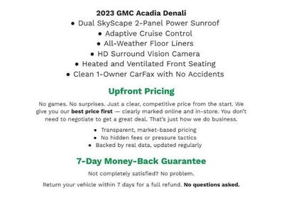 2023 GMC Acadia AWD 4dr Denali