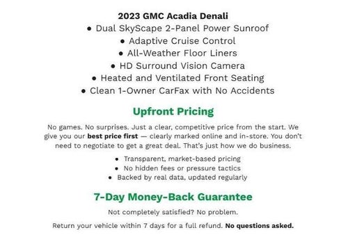 2023 GMC Acadia AWD 4dr Denali