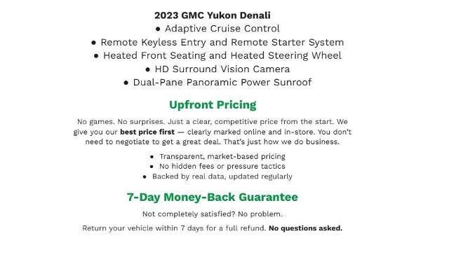 2023 GMC Yukon 4WD 4dr Denali Ultimate