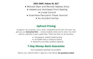 2021 GMC Yukon XL 4WD 4dr SLT