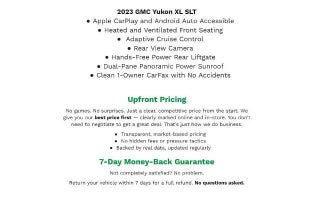 2023 GMC Yukon XL 4WD 4dr SLT