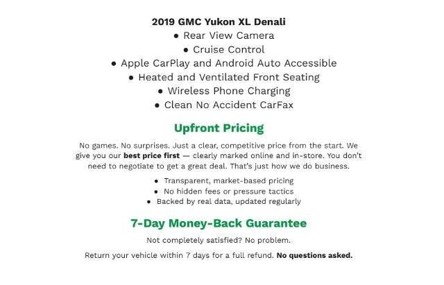 2019 GMC Yukon XL 4WD 4dr Denali