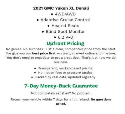 2021 GMC Yukon XL 4WD 4dr Denali