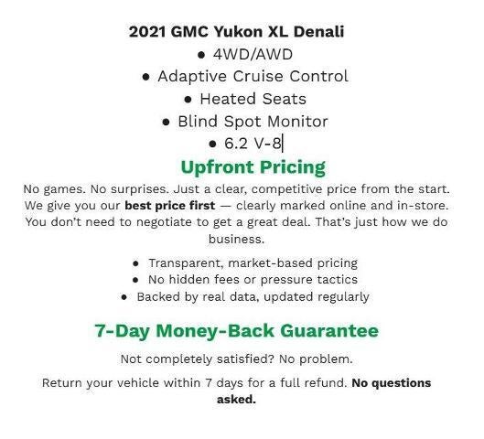 2021 GMC Yukon XL 4WD 4dr Denali