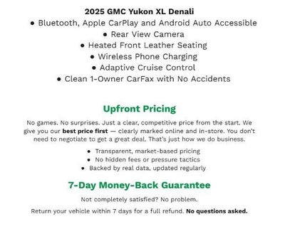2025 GMC Yukon XL 4WD 4dr Denali