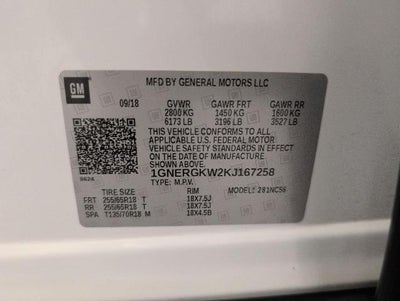2019 Chevrolet Traverse FWD 4dr LT Cloth w/1LT