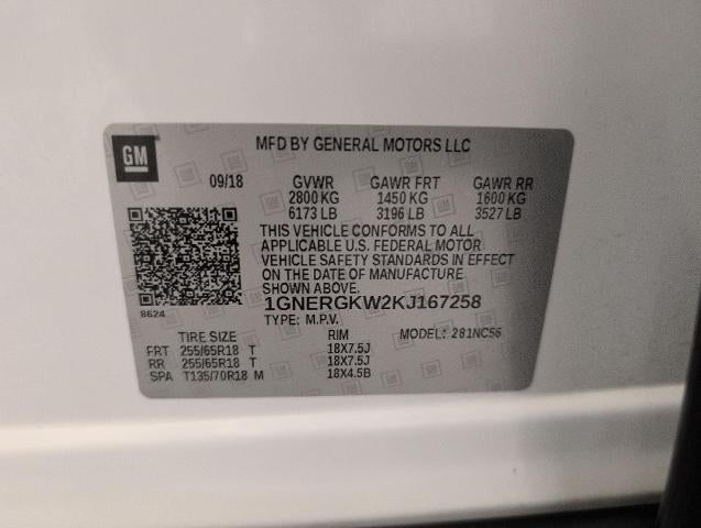 2019 Chevrolet Traverse FWD 4dr LT Cloth w/1LT