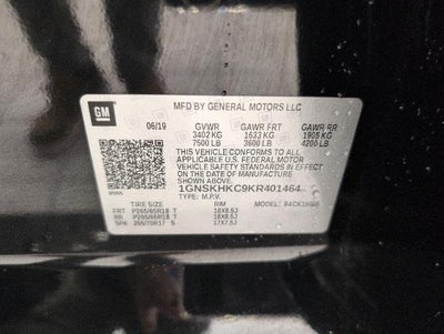 2019 Chevrolet Suburban 4WD 4dr 1500 LT