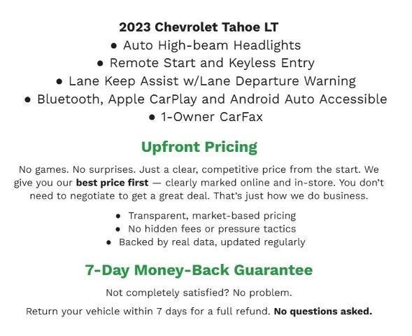 2023 Chevrolet Tahoe 4WD 4dr LT